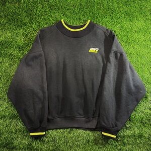 SUPER RARE 1980s Nike Wide Arm Baggy Boxy Balloon Fit Ribbed Crewneck Sweatshirt